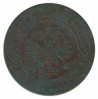(1897, СПБ) Монета Россия 1897 год 3 копейки    F
